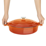 FS478 Vogue Orange Round SautÃƒÂ© Pan 3.5Ltr - JD Catering Equipment Solutions Ltd