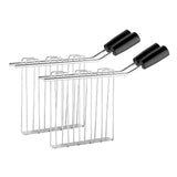 Rowlett Esprit 2 Slot Toaster Jet Black w/2 Additional Elements & Sandwich Cage