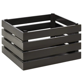 FT152 APS Superbox Coated Wooden Crate Black 350 x 290mm - JD Catering Equipment Solutions Ltd