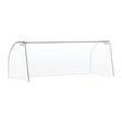 Curved Glass Sneeze Guard Assembly