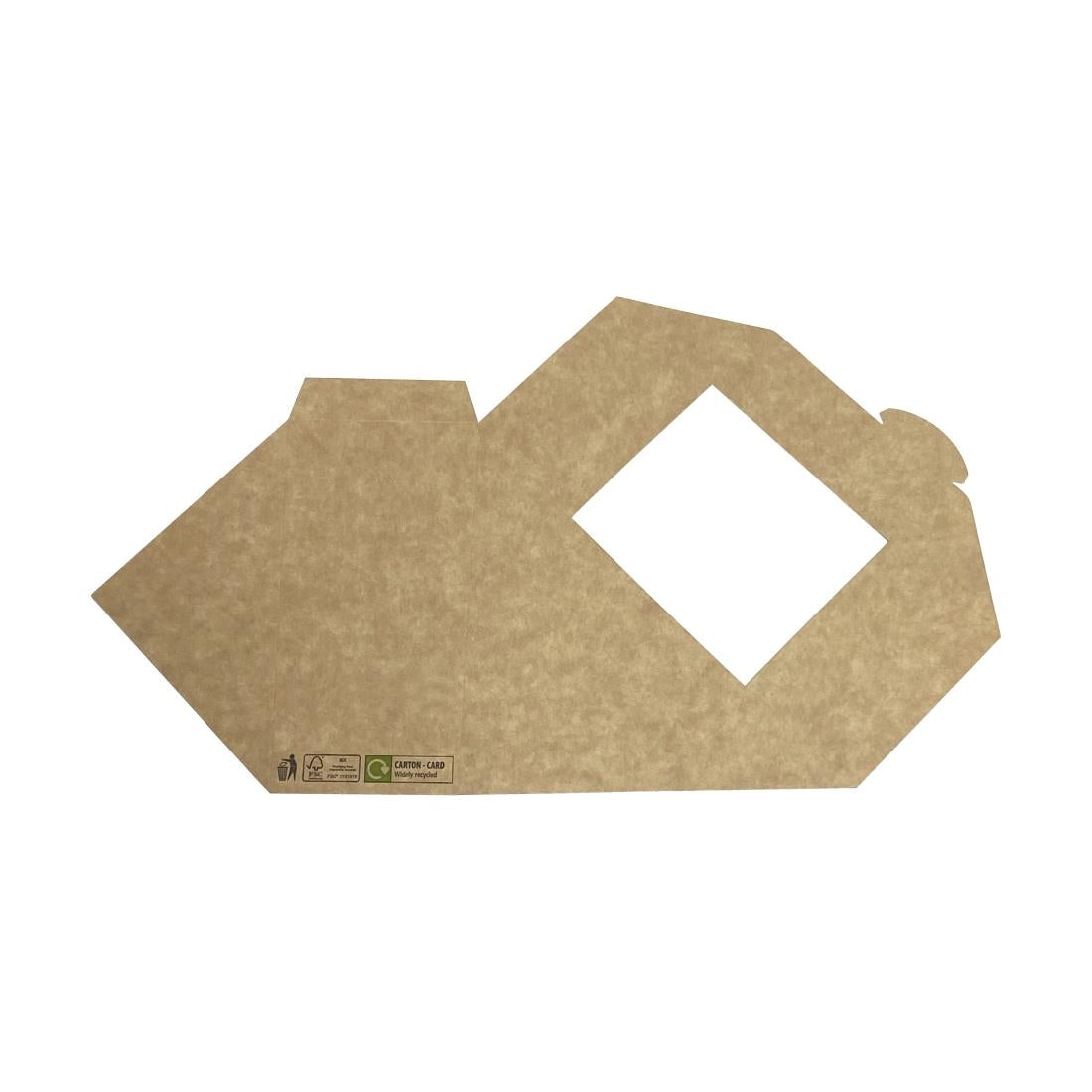 Fiesta Recyclable Standard Sandwich Wedges with PET Window (500 Pack)