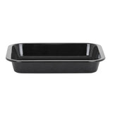 FU142 Wham Enamel Roaster Black 300mm - JD Catering Equipments Ltd