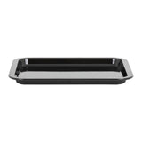 FU147 Wham Enamel Oven Tray Black 410mm - JD Catering Equipments Ltd