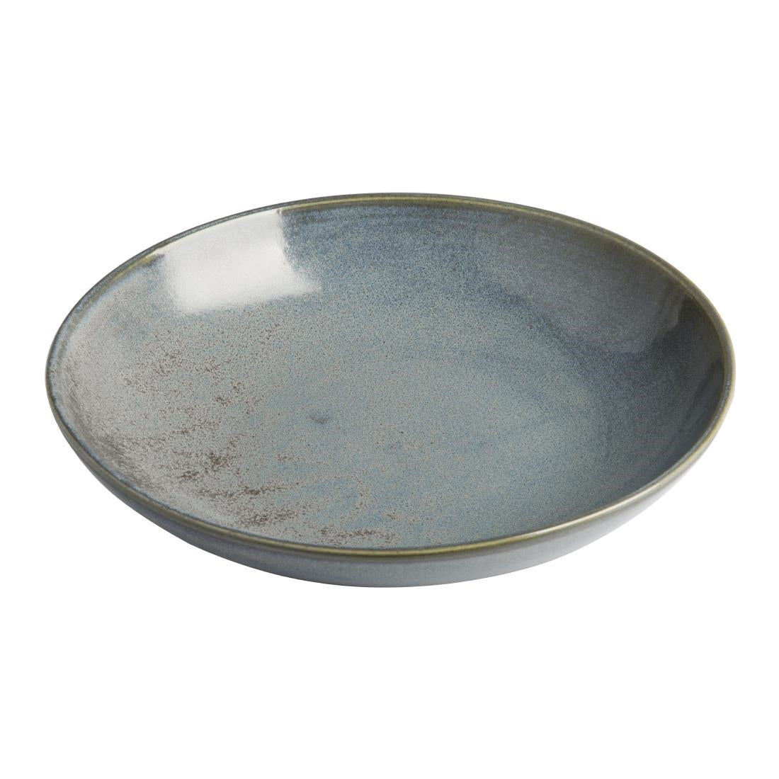 FU174 Olympia Ember Blue Low Coupe Bowls 230mm (Pack of 4)