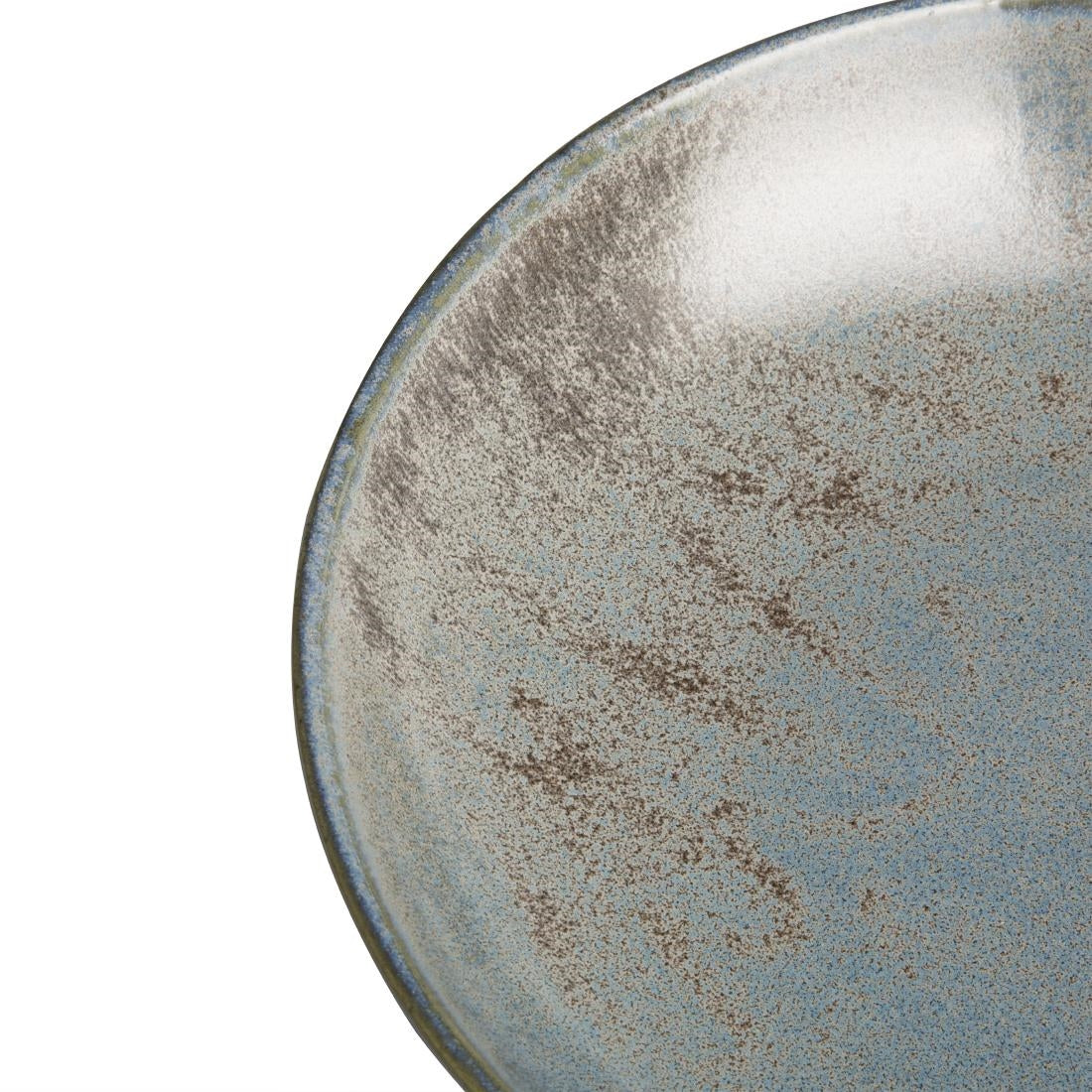 FU174 Olympia Ember Blue Low Coupe Bowls 230mm (Pack of 4)