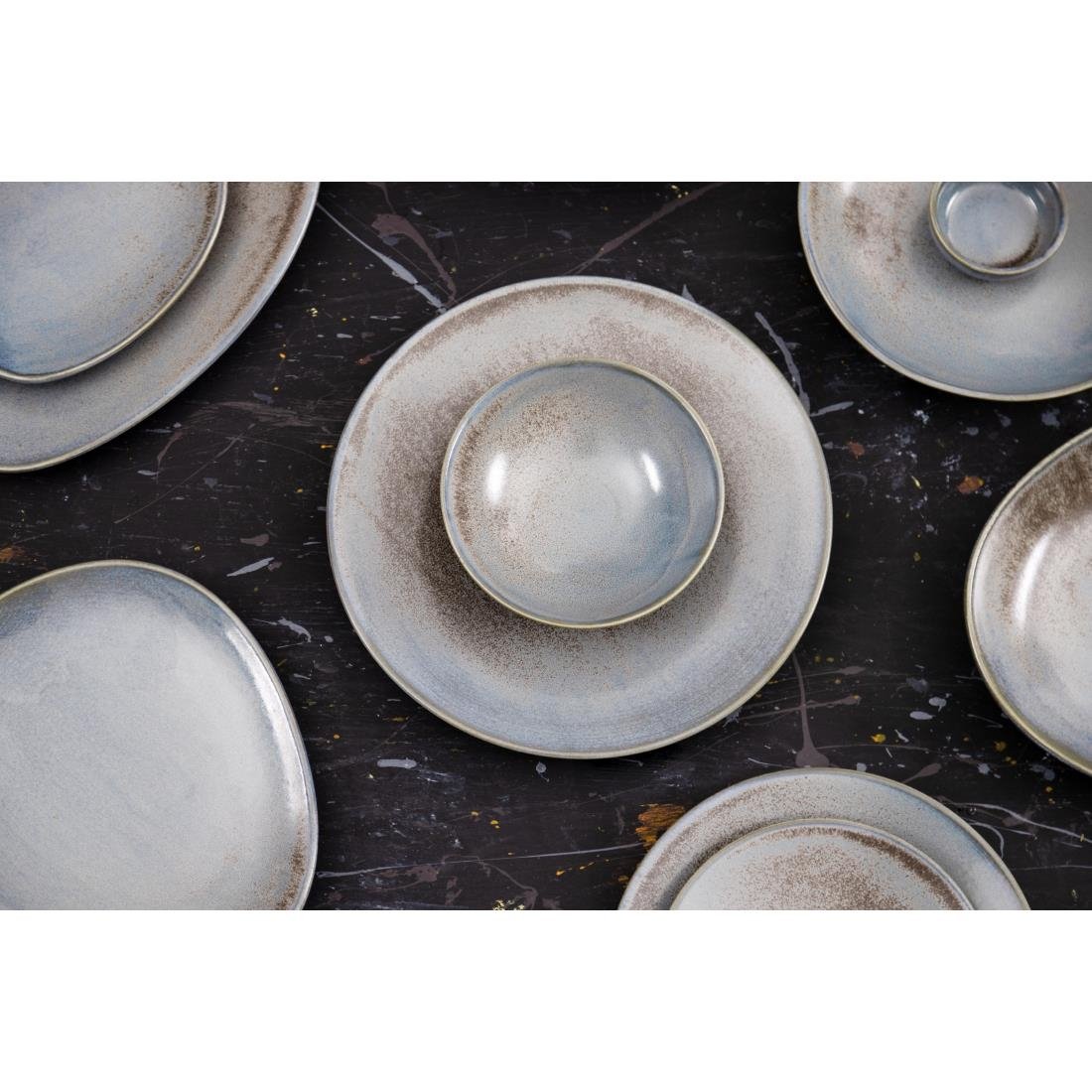 FU175 Olympia Ember Blue Coupe Bowls 200mm (Pack of 4)