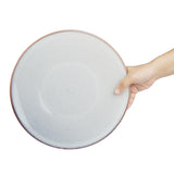 FU187 Olympia Drift Grey Plain Coupe Plate 280mm (Pack of 4)