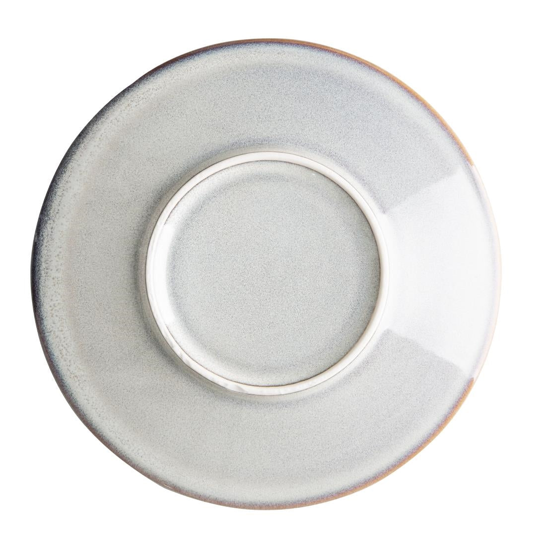 FU188 Olympia Drift Grey Plain Coupe Plates 230mm (Pack of 6)