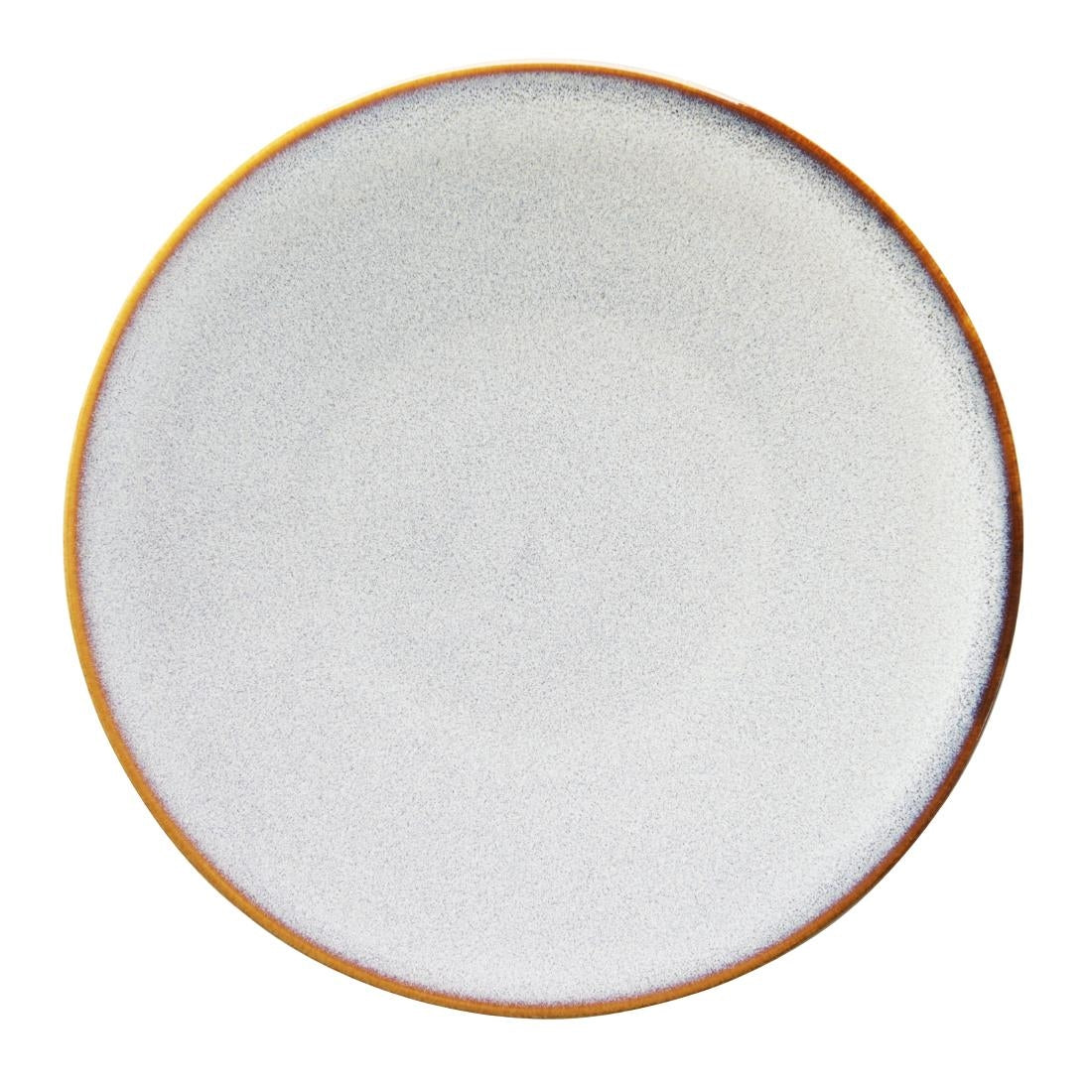 FU189 Olympia Drift Grey Plain Coupe Plates 180mm (Pack of 6)