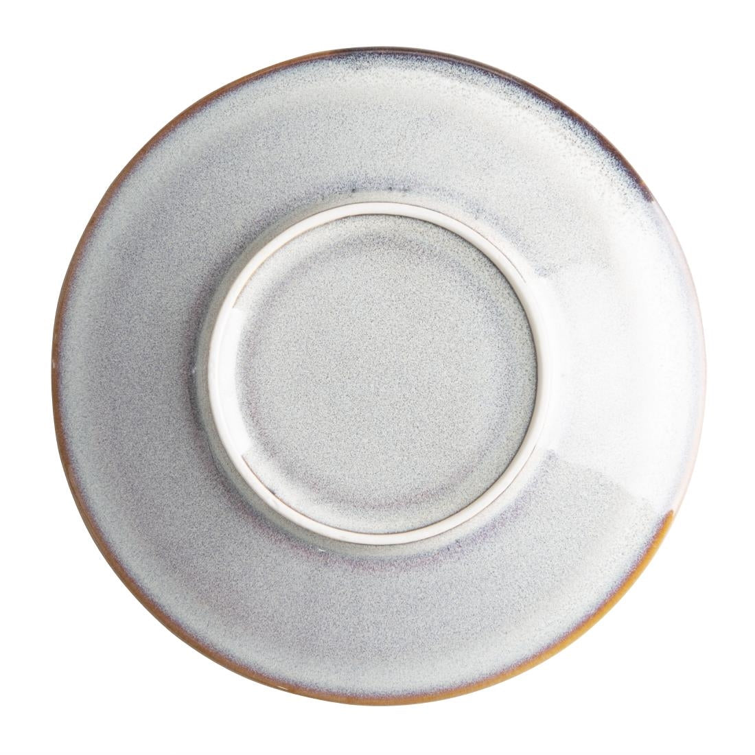 FU189 Olympia Drift Grey Plain Coupe Plates 180mm (Pack of 6)