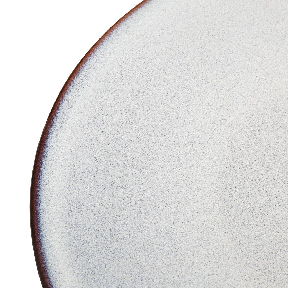 FU189 Olympia Drift Grey Plain Coupe Plates 180mm (Pack of 6)