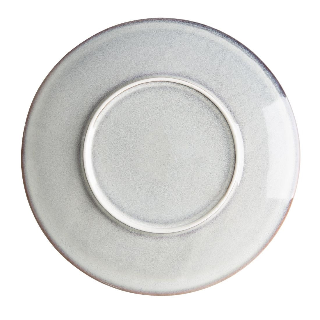 FU194 Olympia Drift Grey Embossed Coupe Plates 280mm (Pack of 4)