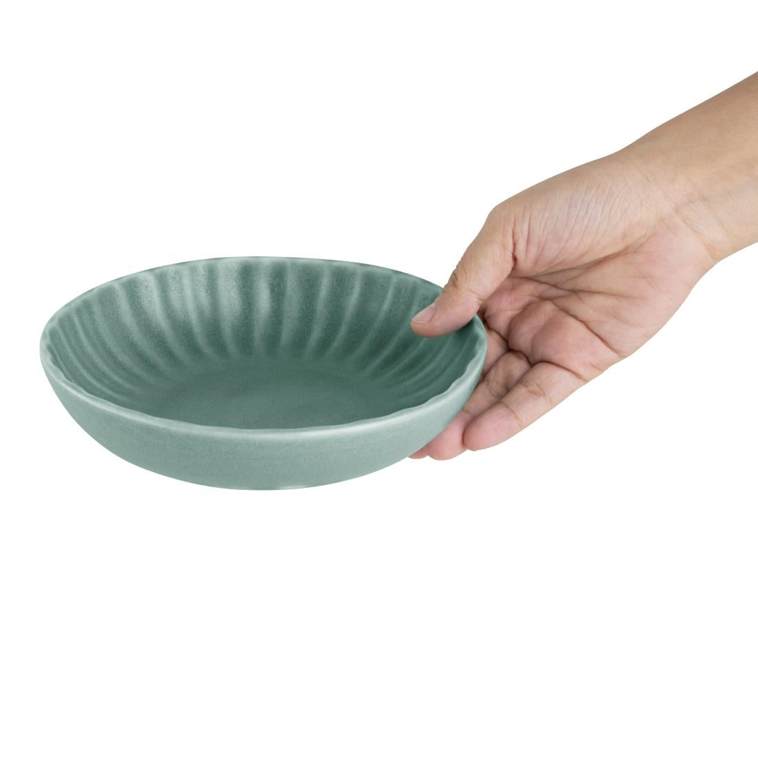 FU211 Olympia Corallite Coupe Bowls Green 160mm (Pack of 6)