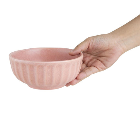 FU214 Olympia Corallite Deep Bowls Peach 150mm (Pack of 6)