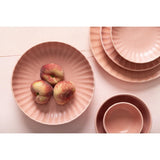 FU215 Olympia Corallite Coupe Bowls Peach 220mm (Pack of 6)