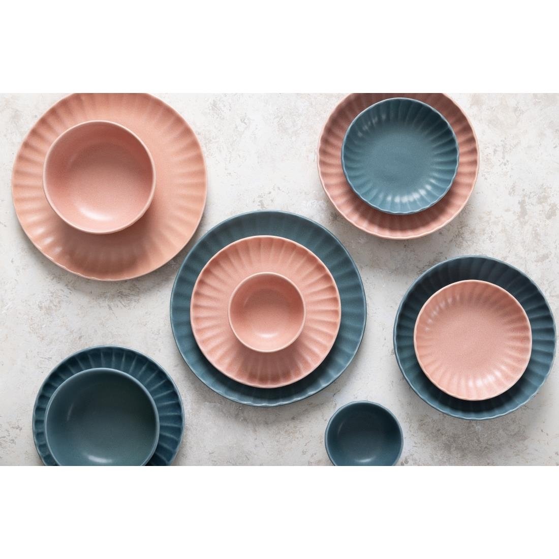 FU216 Olympia Corallite Deep Bowls Peach 105mm (Pack of 12)