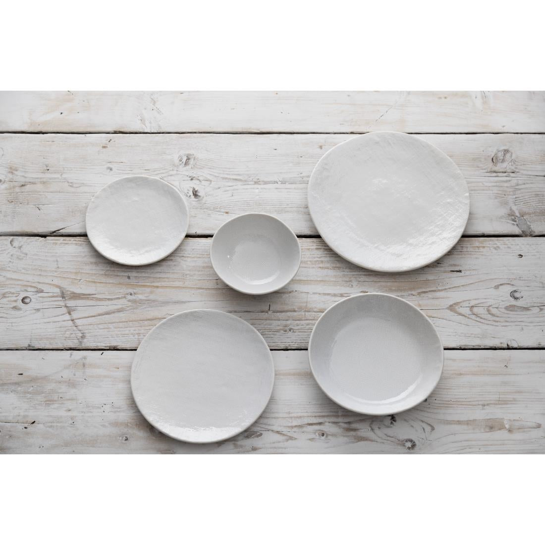 FU226 Olympia Denim White Coupe Plates 230mm (Pack of 6)