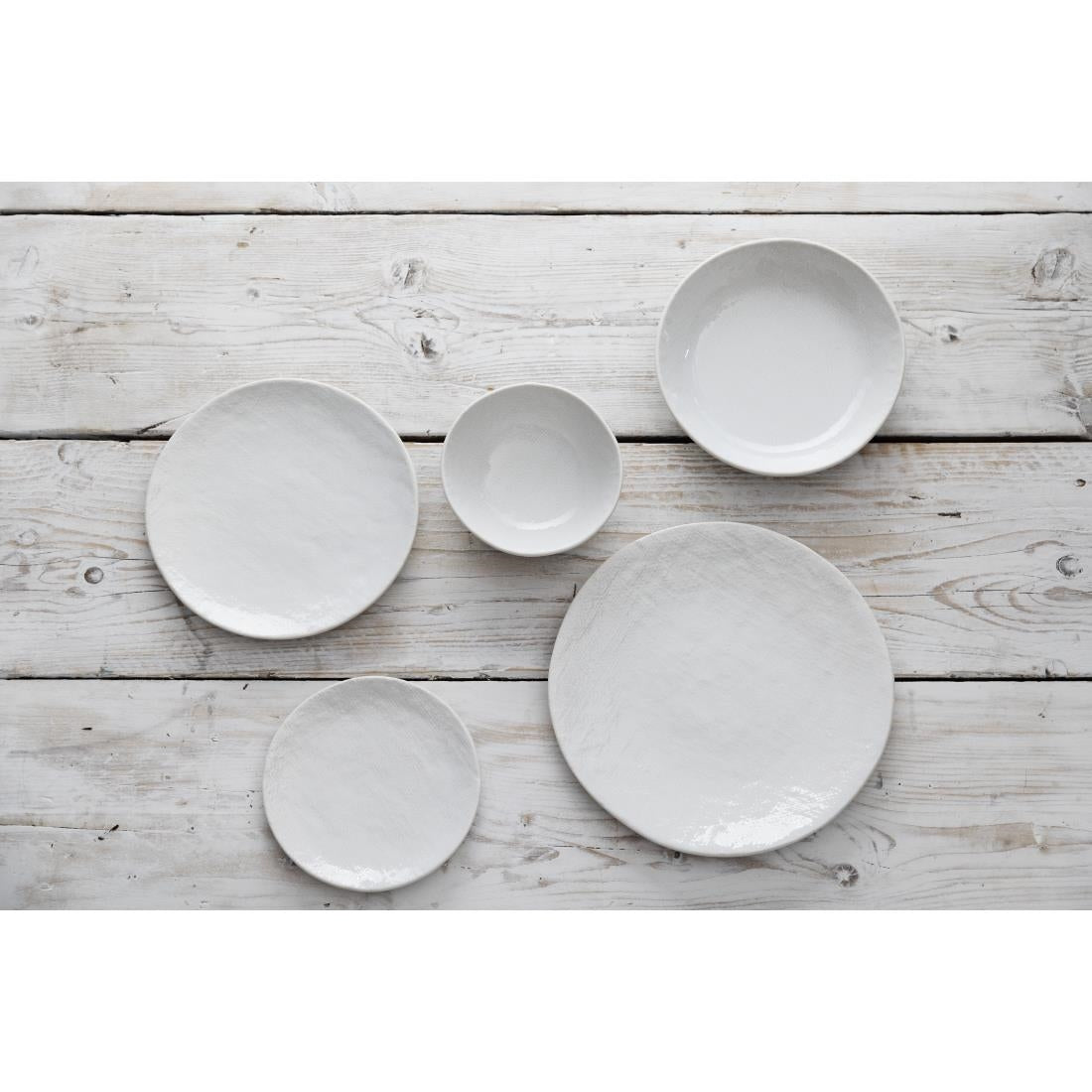 FU225 Olympia Denim White Coupe Plates 180mm (Pack of 6)