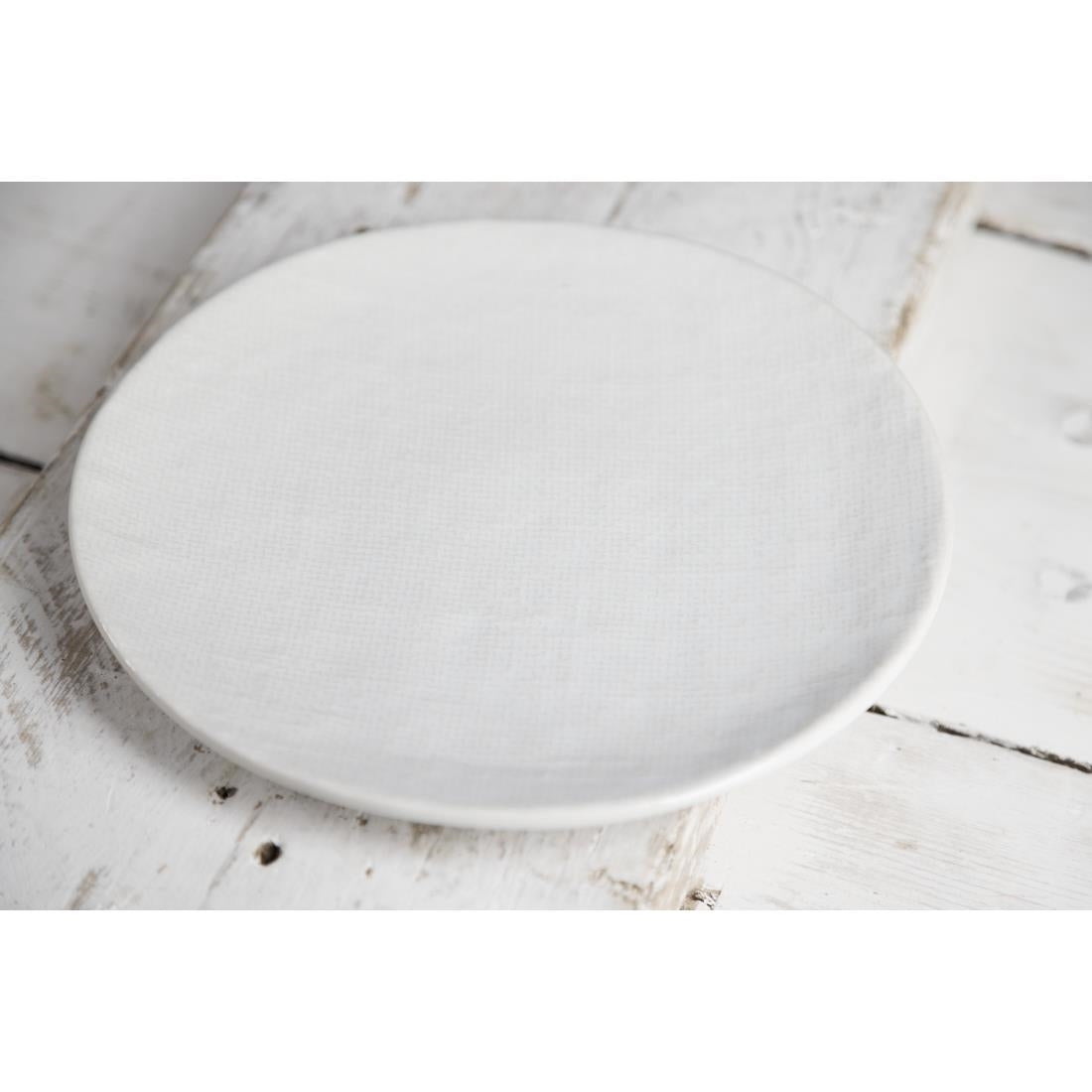 FU226 Olympia Denim White Coupe Plates 230mm (Pack of 6)