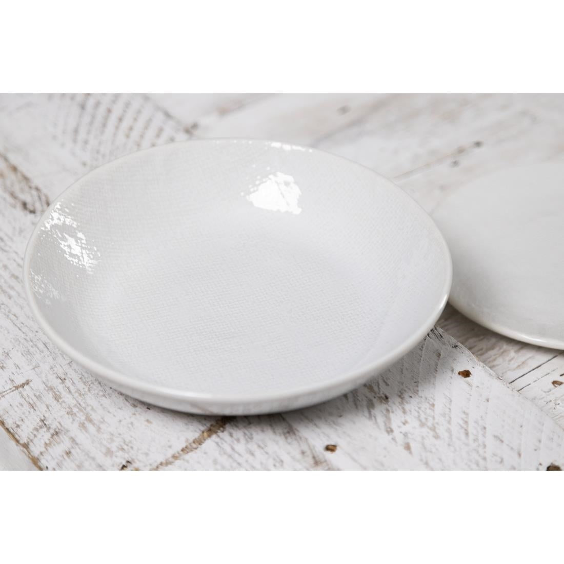FU228 Olympia Denim White Coupe Bowls 220mm (Pack of 6)