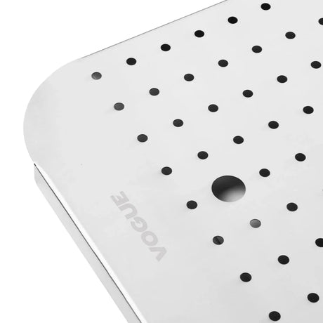 FU266 Vogue St/St GN Drainer Tray for GN 1/1 - JD Catering Equipment Solutions Ltd