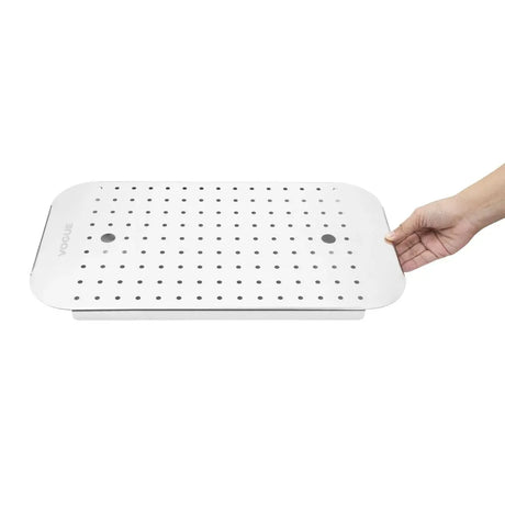 FU266 Vogue St/St GN Drainer Tray for GN 1/1 - JD Catering Equipment Solutions Ltd