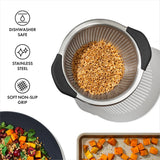 FU274 OXO Steel Colander 2.8Ltr