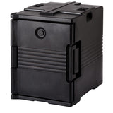 FU379 Cambro Insulated Front Load Camcart Black 4x 1/1GN