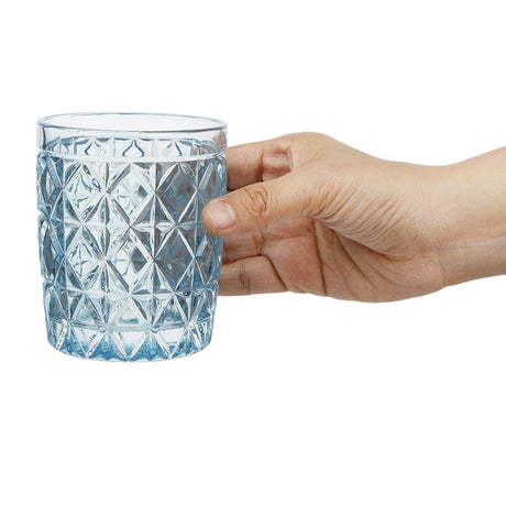 FU425 Olympia Havana Tumblers Blue 300ml (Pack of 6)