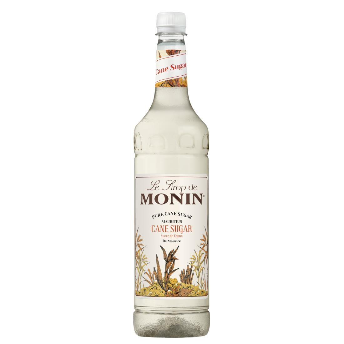 FU451 Monin Premium Pure Cane Sugar Syrup 1Ltr