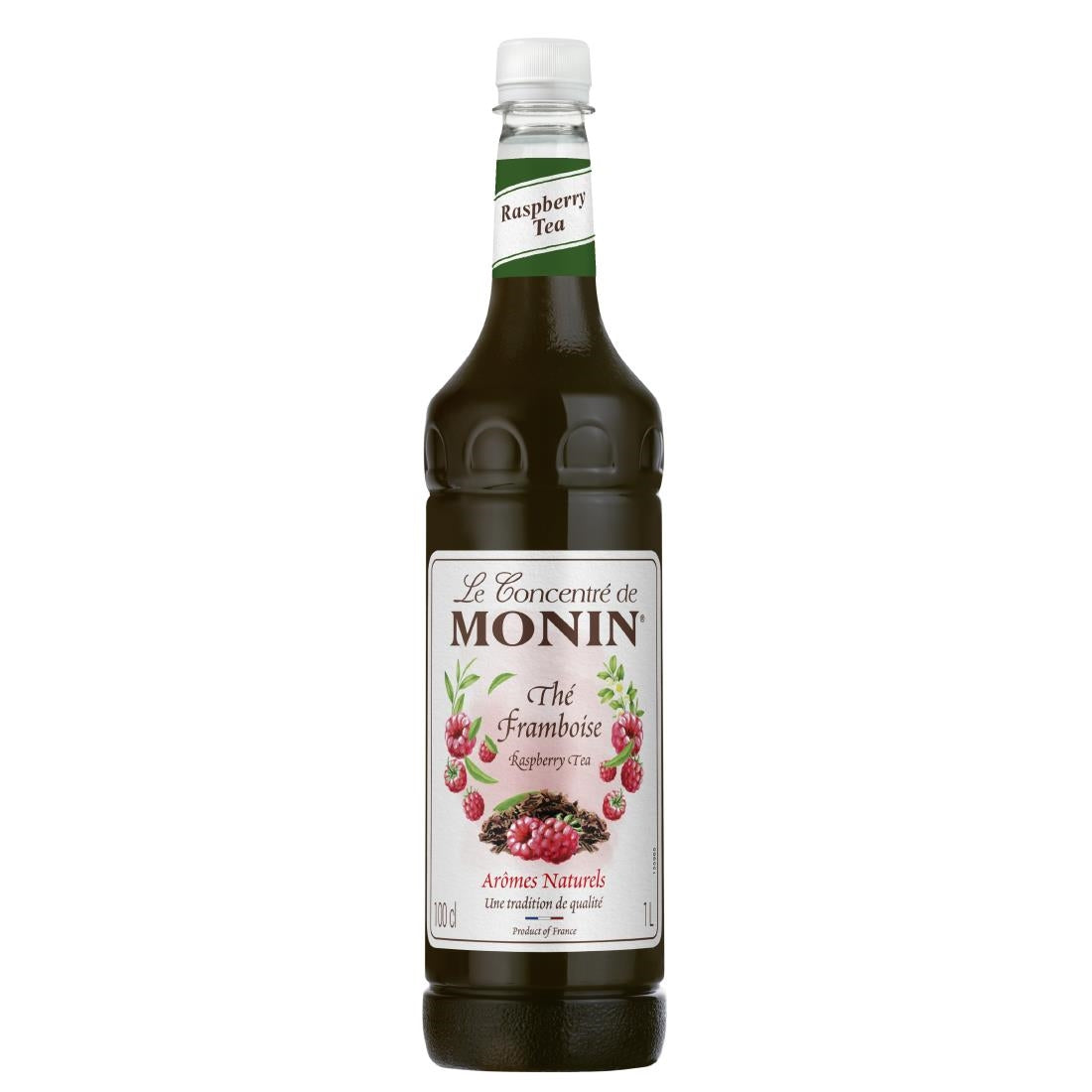 FU452 Monin Premium Raspberry Tea syrup 1Ltr
