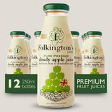FU462 Folkington's Juices Apple Glass Bottle 250ml (Pack of 12)