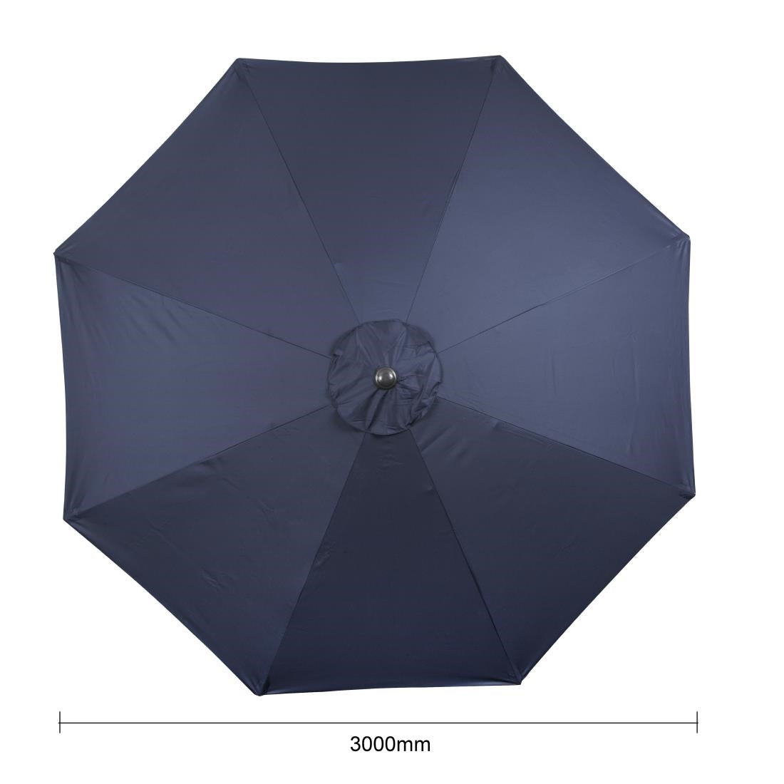 FU504 Bolero Seville Round Parasol 3m Diameter Navy Blue