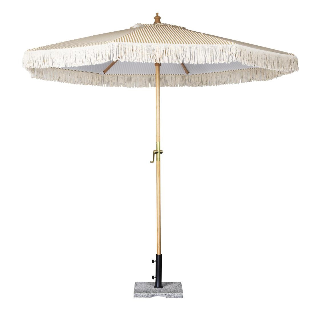 FU508 Bolero Sicily Round Striped Parasol 2m Diameter