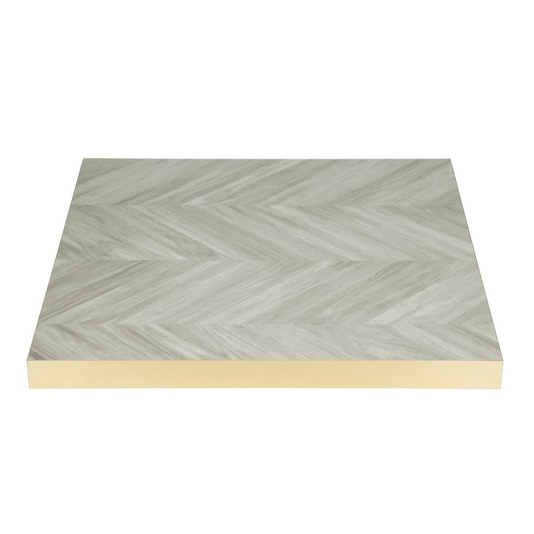 FU512 Bolero Pre-Drilled Table Top Chevron Design 700mm