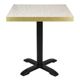 FU519 Bolero Terrazzo Style Square Table Top 700x700mm