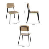 FU524 Bolero Beaufort Wooden Interior Dining Chairs (Pack of 2)