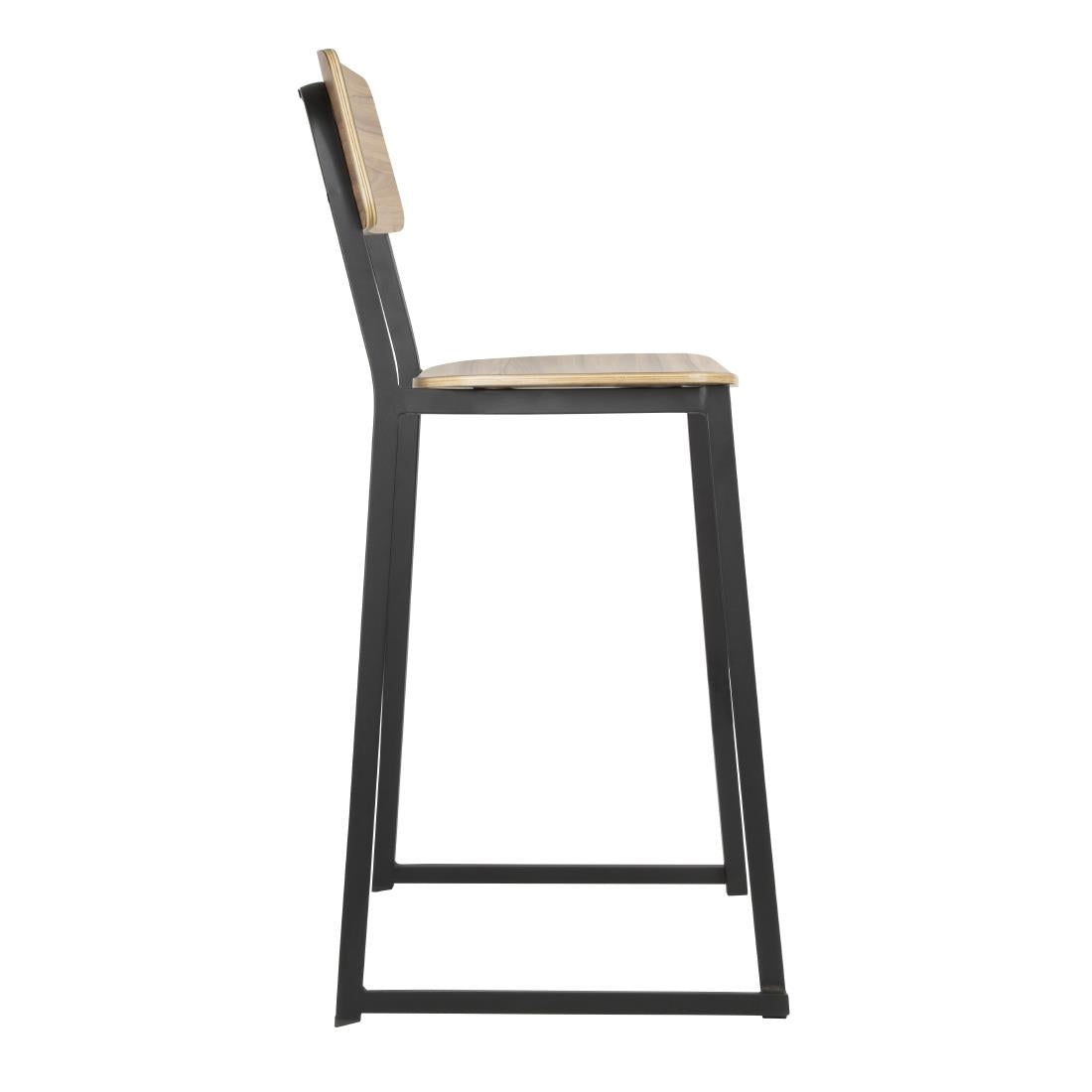 FU525 Bolero Beaufort Wooden Interior High Stools (Pack of 2)