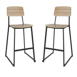 FU525 Bolero Beaufort Wooden Interior High Stools (Pack of 2)