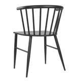 FU527 Bolero Harrowdene Black Spindle Chairs (Pack of 2)