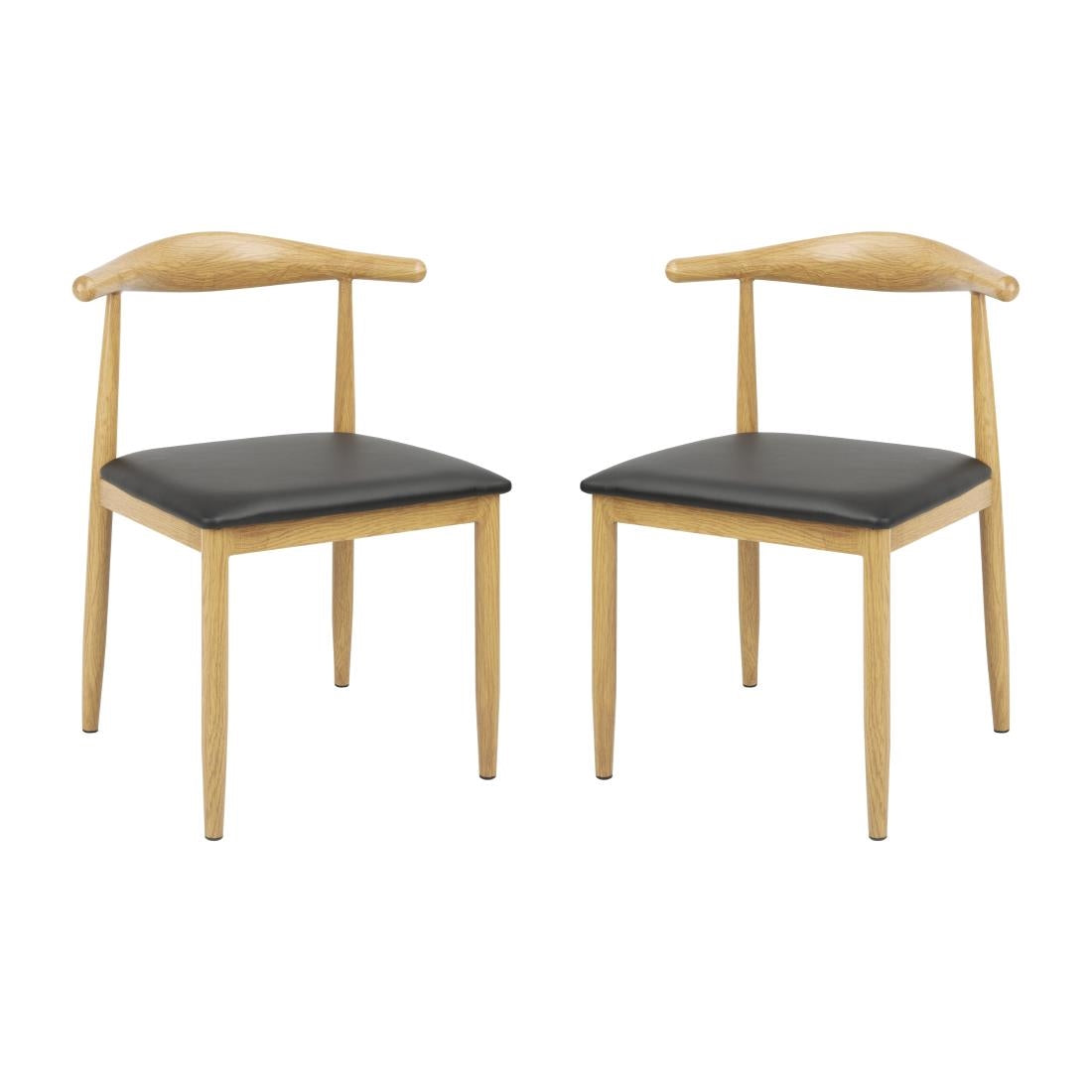 FU529 Bolero Camden Padded Interior Chairs (Pack of 2)