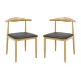 FU529 Bolero Camden Padded Interior Chairs (Pack of 2)