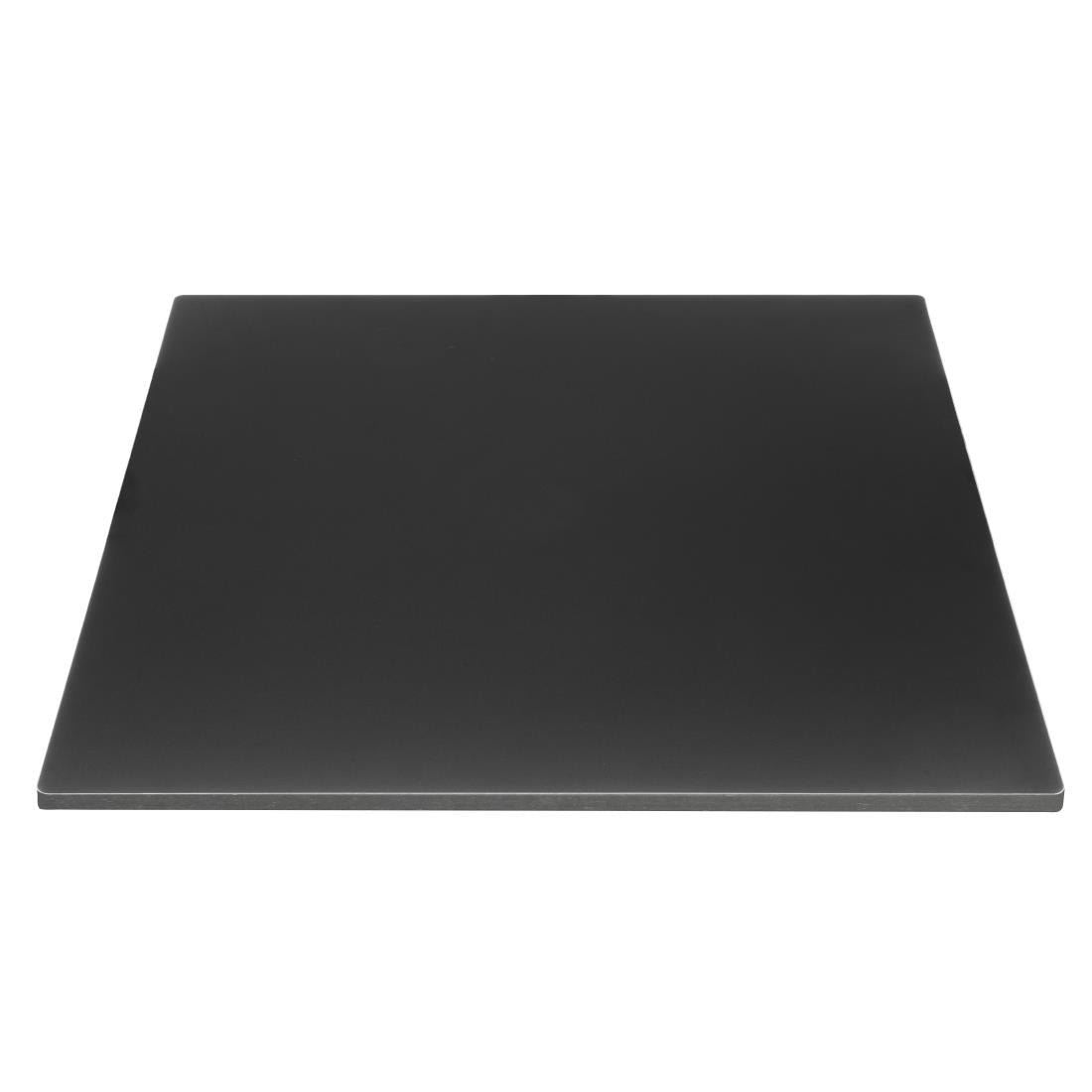 FU530 Bolero Matte Black Square Outdoor Table Top 700mm