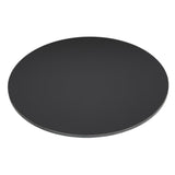 FU531 Bolero Matte Black Round Outdoor Table Top 600mm