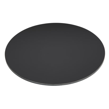 FU531 Bolero Matte Black Round Outdoor Table Top 600mm