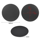 FU531 Bolero Matte Black Round Outdoor Table Top 600mm