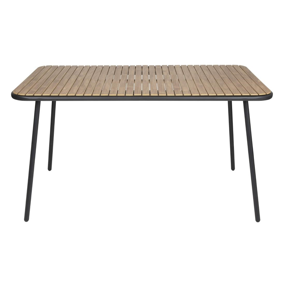 FU536 Bolero Santorini Rectangular Table Wood Effect 1400mm