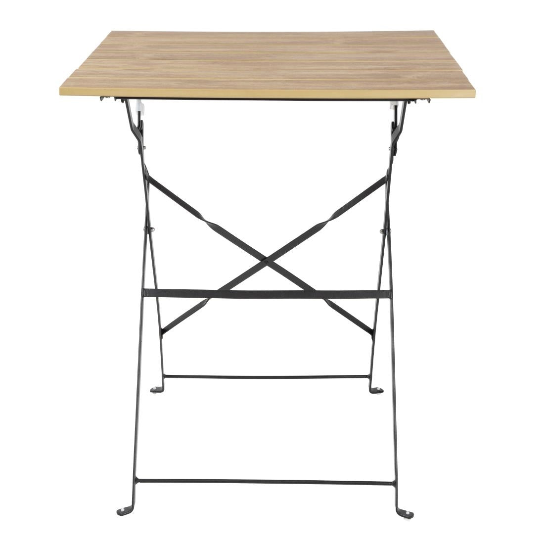 FU538 Bolero Perth Pavement Style Square Table Wood Effect