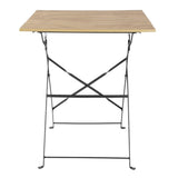 FU538 Bolero Perth Pavement Style Square Table Wood Effect