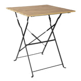 FU538 Bolero Perth Pavement Style Square Table Wood Effect